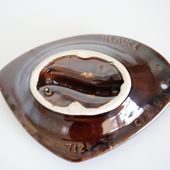 Beauce Pottery Ashtray Quebec Pottery Vintage 1970s 712-A Mid Century Modern - Picture 10 of 14